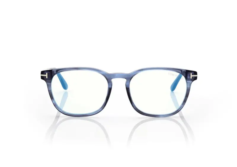 BLUE BLOCK ROUND OPTICALS BLUE online